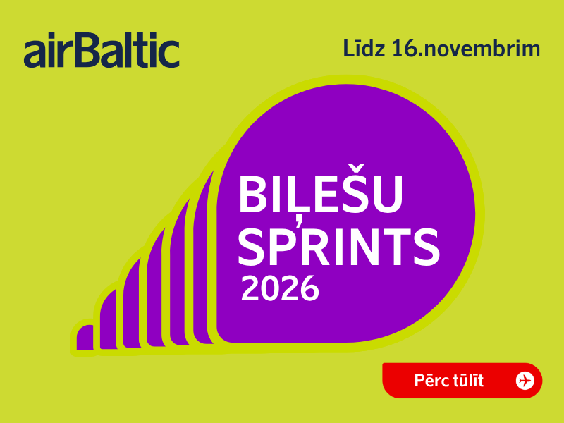 airBaltic ziemas sezonā piedāvā teju 60 galamērķus no Rīgas un uzsāk...